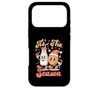 Carcasa para iPhone 17 Pro Tis The Season Retro Milk and Cookie Best -Friend Christmas