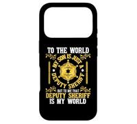 Carcasa para iPhone 17 Pro To The World My Son Is Just A Adjunto Sheriff - Mamá Orgullosa