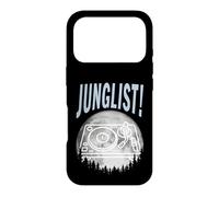 Carcasa para iPhone 17 Pro Tocadiscos Luna Tambor Y Bajo DJ Jungle Music EDM Junglist
