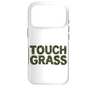 Carcasa para iPhone 17 Pro Tocar Hierba Divertido Irónico Naturaleza Texto Floral Meme