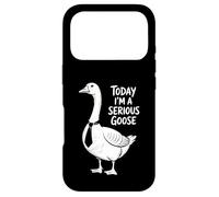 Carcasa para iPhone 17 Pro Today I'm a Serious Goose Funny Office Work Humor
