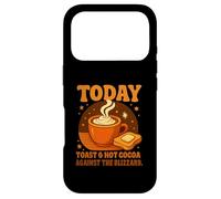 Carcasa para iPhone 17 Pro Today'S Plan: Toast & Hot Cocoa Against The Blizzard Gifts
