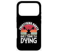 Carcasa para iPhone 17 Pro Todo Duele y Creo Que me Estoy Muriendo Entrenamiento de Levantamiento de Pesas