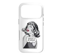 Carcasa para iPhone 17 Pro Todo el Mundo Tiene Derecho a mi opinión Sarcástica Pop Art Girl
