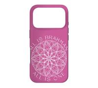 Carcasa para iPhone 17 Pro Todo es Brahman, Todo es uno, Yoga, Unicidad, Mandala Art