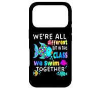 Carcasa para iPhone 17 Pro Todos Somos Diferentes Pero nadamos Juntos Maestro de Primaria