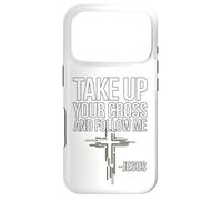 Carcasa para iPhone 17 Pro Toma tu Cruz y sígueme: Jesús