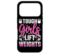Carcasa para iPhone 17 Pro Tough Girls Levantar Pesas Fitness Motivación