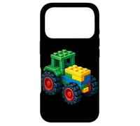 Carcasa para iPhone 17 Pro Tractor Master Builder Bloque Construcción de Ladrillos