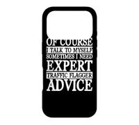 Carcasa para iPhone 17 Pro Traffic Flagger Apparel - El Mejor diseño Divertido de Banderas