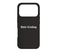 Carcasa para iPhone 17 Pro Tranquilo Cracking Despacho de Oficina Gen Z Empleado Trabajo de Trabajo