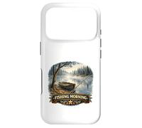 Carcasa para iPhone 17 Pro Tranquilo Lakeside Angler Amanecer Escape Wilderness