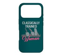 Carcasa para iPhone 17 Pro Transmisión Manual Divertida de Mujer entrenada clásicamente