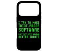 Carcasa para iPhone 17 Pro Trato de Hacer Software a Prueba de Idiotas Que Hacen Mejores Idiotas