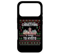 Carcasa para iPhone 17 Pro Travel To Kyoto Japón Pagoda Christmas Ugly Xmas Sweater