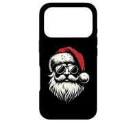 Carcasa para iPhone 17 Pro Trendy Santa Claus Hat with Beard and Shades for Christmas