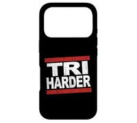 Carcasa para iPhone 17 Pro Triathlets Tri Harder - Swim Bike Run Triathlon Inspired