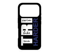 Carcasa para iPhone 17 Pro Triatleta Try Harder - Swim Bike Run Triathlon Inspired