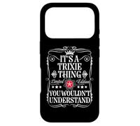 Carcasa para iPhone 17 Pro Trixie Nombre Es Una Cosa Trixie Que No Entenderías