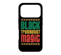 Carcasa para iPhone 17 Pro Trombonista Negro Magia Estilo Tribal Africano Negro Orgulloso