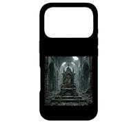Carcasa para iPhone 17 Pro Trono Gótico Arruinado Fantasía Oscuro Diseño Catedral