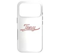 Carcasa para iPhone 17 Pro Troy New York Michigan Vintage Varsity Distressed Throwback