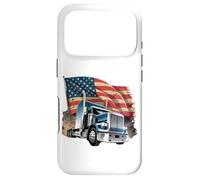 Carcasa para iPhone 17 Pro Truck Driver Trucker Camiseta Hombre Papá Big Rig American