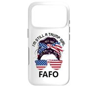 Carcasa para iPhone 17 Pro Trump Fafo US Flag,F Around Find out I'm Still a Trump Girl