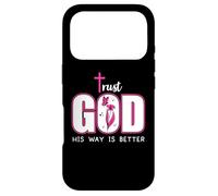Carcasa para iPhone 17 Pro Trust God Trust Jesus Christian In God We Trust Bible Verse