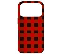 Carcasa para iPhone 17 Pro Trust Me I'm a Lumberjack Red Checked Pattern Design Graphic