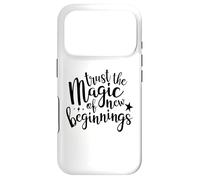 Carcasa para iPhone 17 Pro Trust The Magic of New Beginnings Sign,Magic New Beginnings