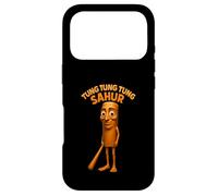 Carcasa para iPhone 17 Pro Tung Tung Sahur Italiano Brainrot Meme Humor extraño