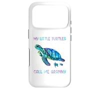 Carcasa para iPhone 17 Pro Turtle Watercolor Sea Ocean My Turtles Call Me Granny