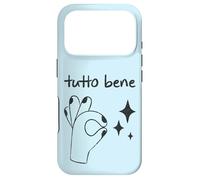 Carcasa para iPhone 17 Pro Tutto Bene - Cita del Gesto de la Mano Italiana Italia