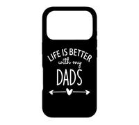 Carcasa para iPhone 17 Pro Two Dads Are Better Than One Dad Life is Better with My Dads