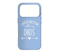 Carcasa para iPhone 17 Pro Two Dads Are Better Than One Dad Life is Better with My Dads