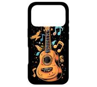 Carcasa para iPhone 17 Pro Ukelele Música Gráfica Instrumento de Laúd