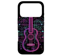 Carcasa para iPhone 17 Pro Ukulele Sketch Retro Music School
