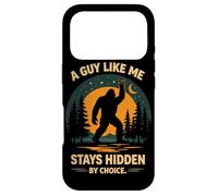 Carcasa para iPhone 17 Pro Un Chico como yo permanece Oculto por elección Bigfoot Rock On