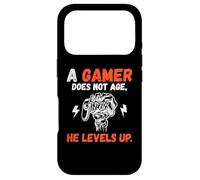 Carcasa para iPhone 17 Pro Un Gamer no envejece Sube de Nivel lujuria Gaming