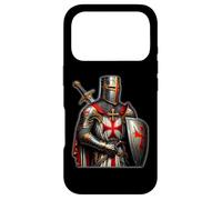 Carcasa para iPhone 17 Pro Un Guerrero de Cristo Caballeros Templarios Angustiados Cruz Hombres
