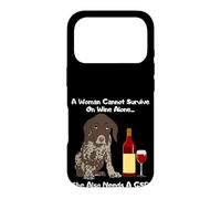 Carcasa para iPhone 17 Pro Una Mujer no Puede Sobrevivir Solo en Vino Ella también Necesita un GSP