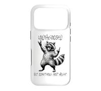 Carcasa para iPhone 17 Pro Undiagnosed But Something Ain't Right Funny Raccoon Feral