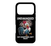 Carcasa para iPhone 17 Pro Undiagnosed But Something Aint Right Women Funny Chicken Mom