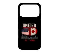 Carcasa para iPhone 17 Pro Unidos más allá de Las fronteras Estados Unidos Canadá Dos Naciones