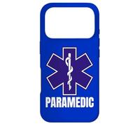 Carcasa para iPhone 17 Pro Uniforme paramédico en Servicio EMT EMS Estrella de la Vida Lado Trasero