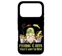 Carcasa para iPhone 17 Pro Unique Angler GNOME - Fishing and Beer That`s Why I´m Here