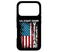 Carcasa para iPhone 17 Pro US Coast Guard Veteran American Flag Patriotic Veterans Day