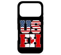 Carcasa para iPhone 17 Pro US Eh Leaf Canadian American Canada USA Flag Home Pride USEH