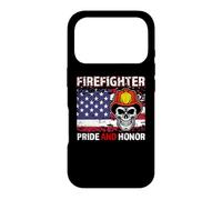 Carcasa para iPhone 17 Pro US Firefighter Pride and Honor American Flag Fireman
